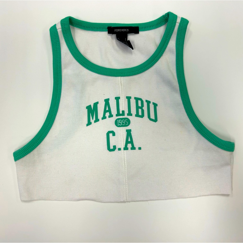very cropped tank top